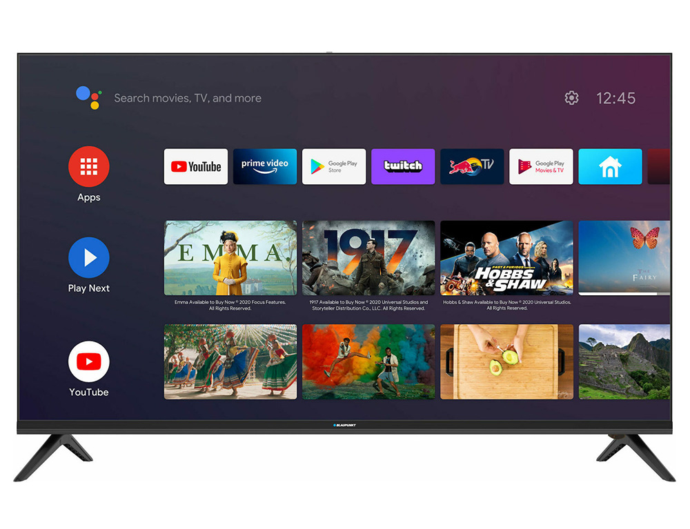 Εικόνα Smart TV 50" Blaupunkt BA50U5262MEEB - Android TV - Ανάλυση 4K Ultra HD - Δέκτες DVB-T2, DVB-S2, DVB-C - 3x HDMI, 2x USB, WiFi, Bluetooth