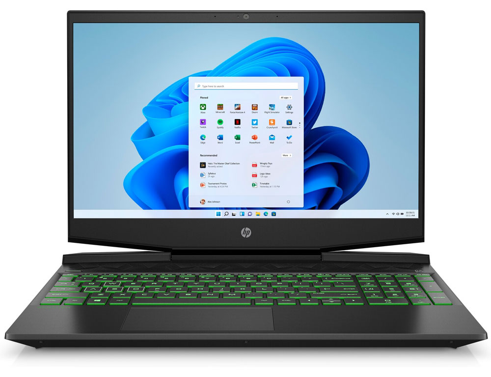 Εικόνα Gaming Notebook HP Pavilion 15-dk2038nv (659D8EA) - Οθόνη FHD 15.6" 144 Hz - Intel® Core™ i7-11370H Processor - 16GB RAM - 512GB SSD - NVIDIA® GeForce® GTX 1650 4GB - Windows 11 Home - Black 