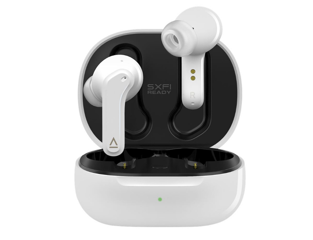 Εικόνα Ασύρματα Ακουστικά Handsfree Creative Zen Air (EF1050) TWS με Θήκη Φόρτισης και Active Noise Cancellation - Bluetooth - Λευκά