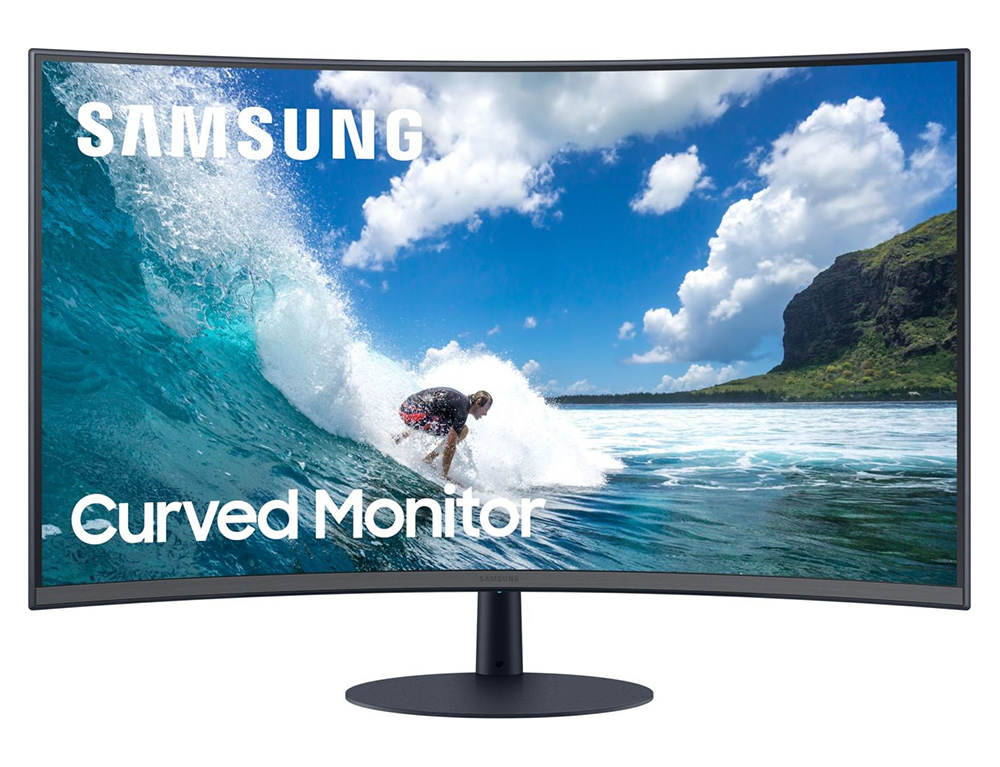 Εικόνα Curved Monitor 27" Samsung LC27T550FDRXEN - Ανάλυση Full HD - Display Port, HDMI, VGA