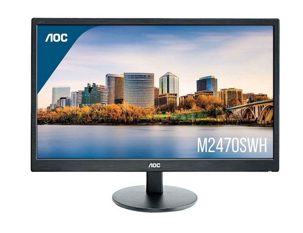 Εικόνα Monitor 23.6" AOC M2470SWH - Ανάλυση Full HD - HDMI, VGA