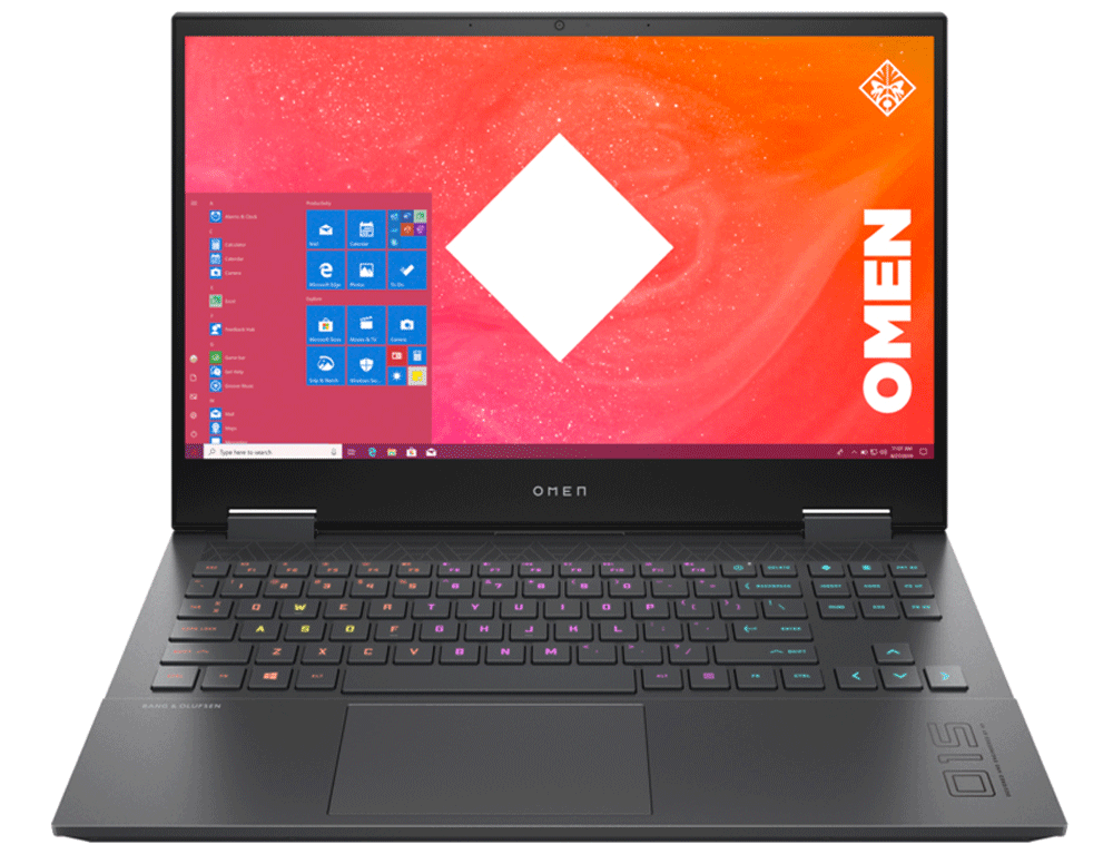Εικόνα Gaming Laptop HP Omen (15-EN0005NV) - Οθόνη Full HD 15.6" - AMD Ryzen 5 4600H - 8GB RAM - 512GB SSD - GeForce GTX 1650 Ti 4GB - Windows 10 Home - RGB Gray