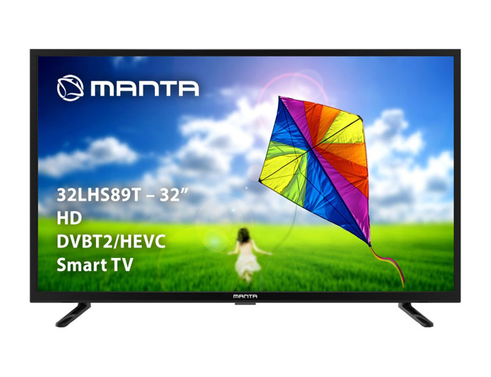 Εικόνα Smart TV 32" Manta 32LHS89T - Ανάλυση HD - HDMI, USB, Ethernet, WiFi - Δέκτες DVB-C, DVB-T2