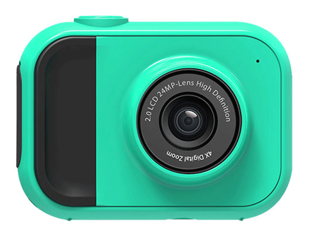 Εικόνα 2 Σε 1 Compact Digital Camera Lamtech LAM112006 - Ανάλυση FullHD 1920 x 1080 - 24MP - Με Αδιάβροχη Θήκη - Green