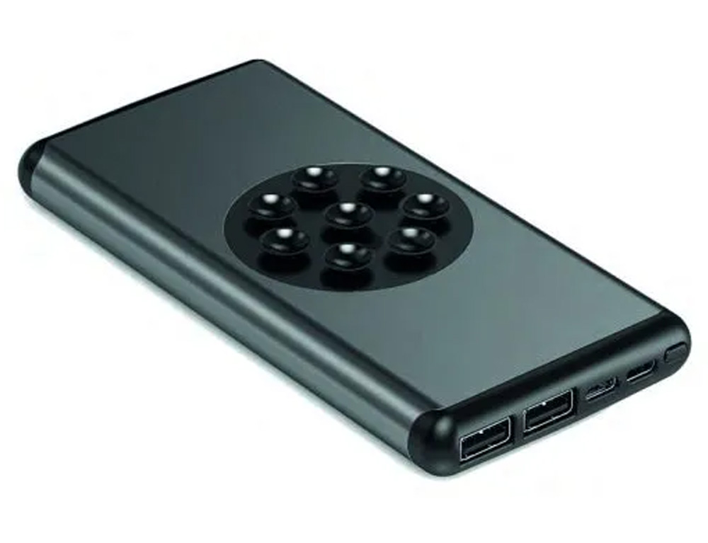 Εικόνα Powerbank Fontastic Ventu (257025) - 10.000 mAh - 2x USB A, Ασύρματη φόρτιση (Συσκευές με δυνατότητα Qi) - Μαύρο